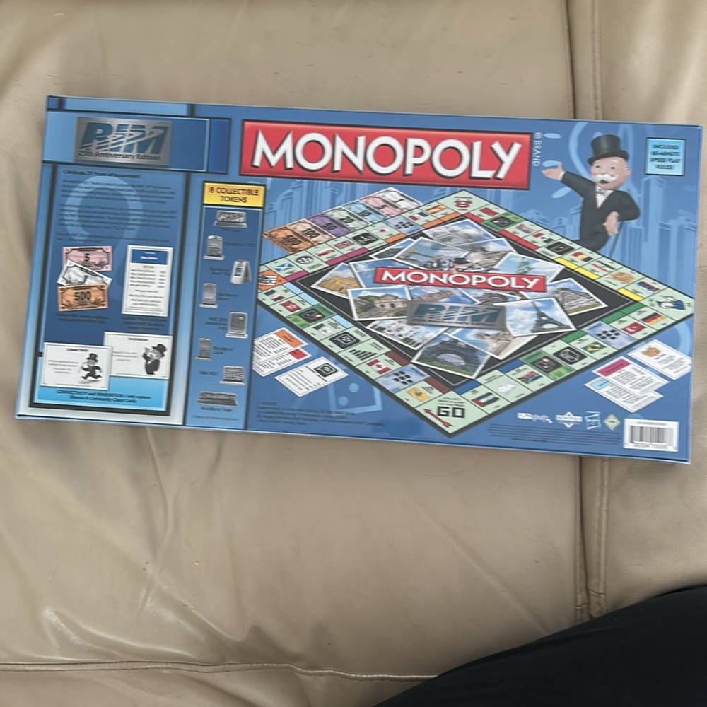Monopoly 25th Anniversary Edition Board Game -  RIM / BlackBerry